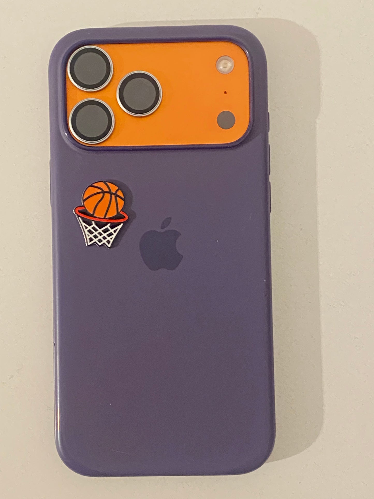 Basketball Metal Sticker