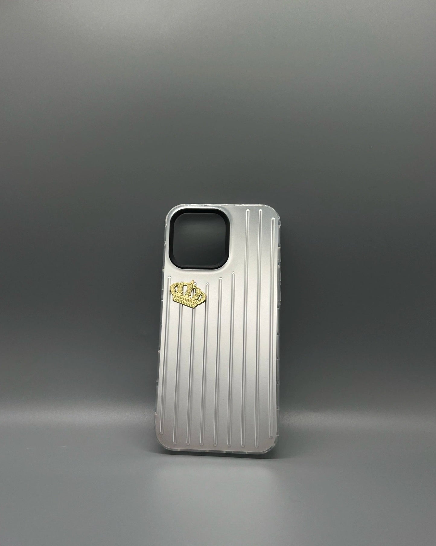 Golden Crown Metal Sticker