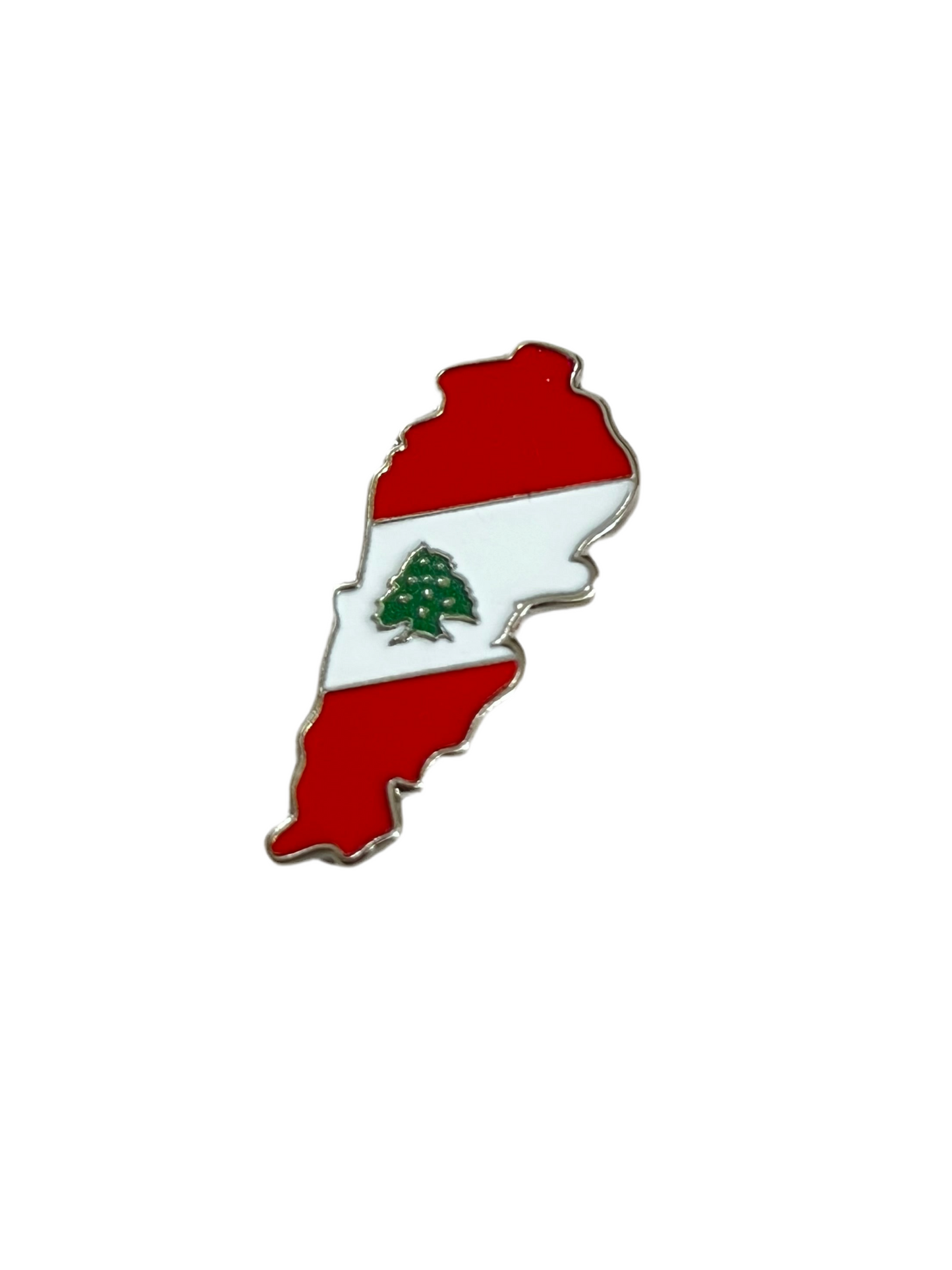Lebanon Map Metal Sticker