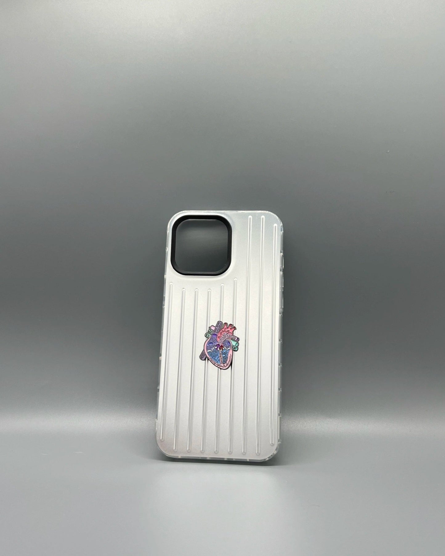 Human Heart Metal Sticker