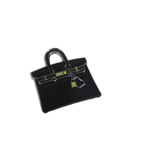 Black Birkin Bag Metal Sticker