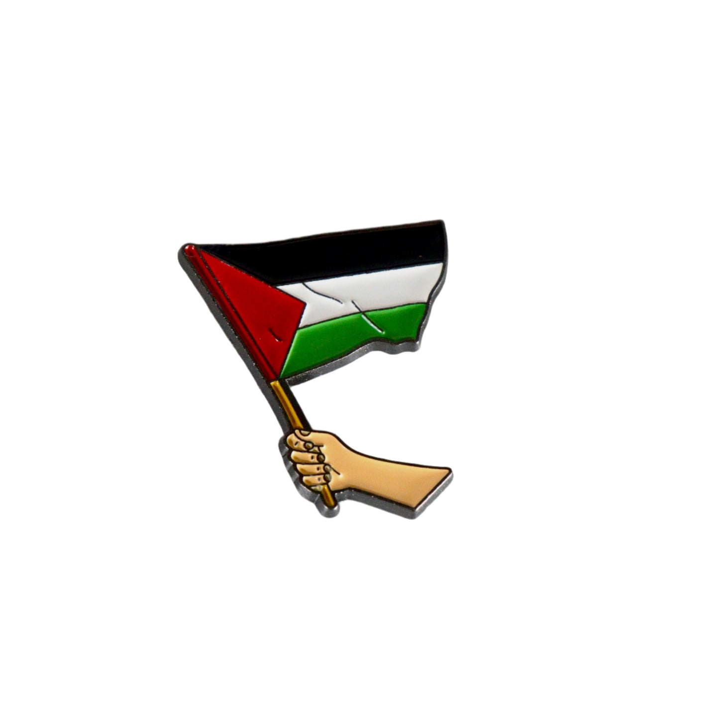 Palestine Flag Metal Sticker